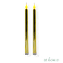 LED Taper Candle Flickering Flameless Set of 2 — Essential
