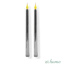 LED Taper Candle Flickering Flameless Set of 2 — Essential