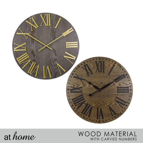 Deluxe Oscar Wood Wall Clock