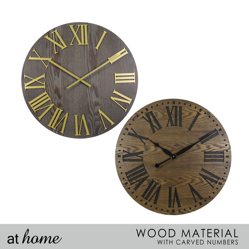 Deluxe Oscar Wood Wall Clock