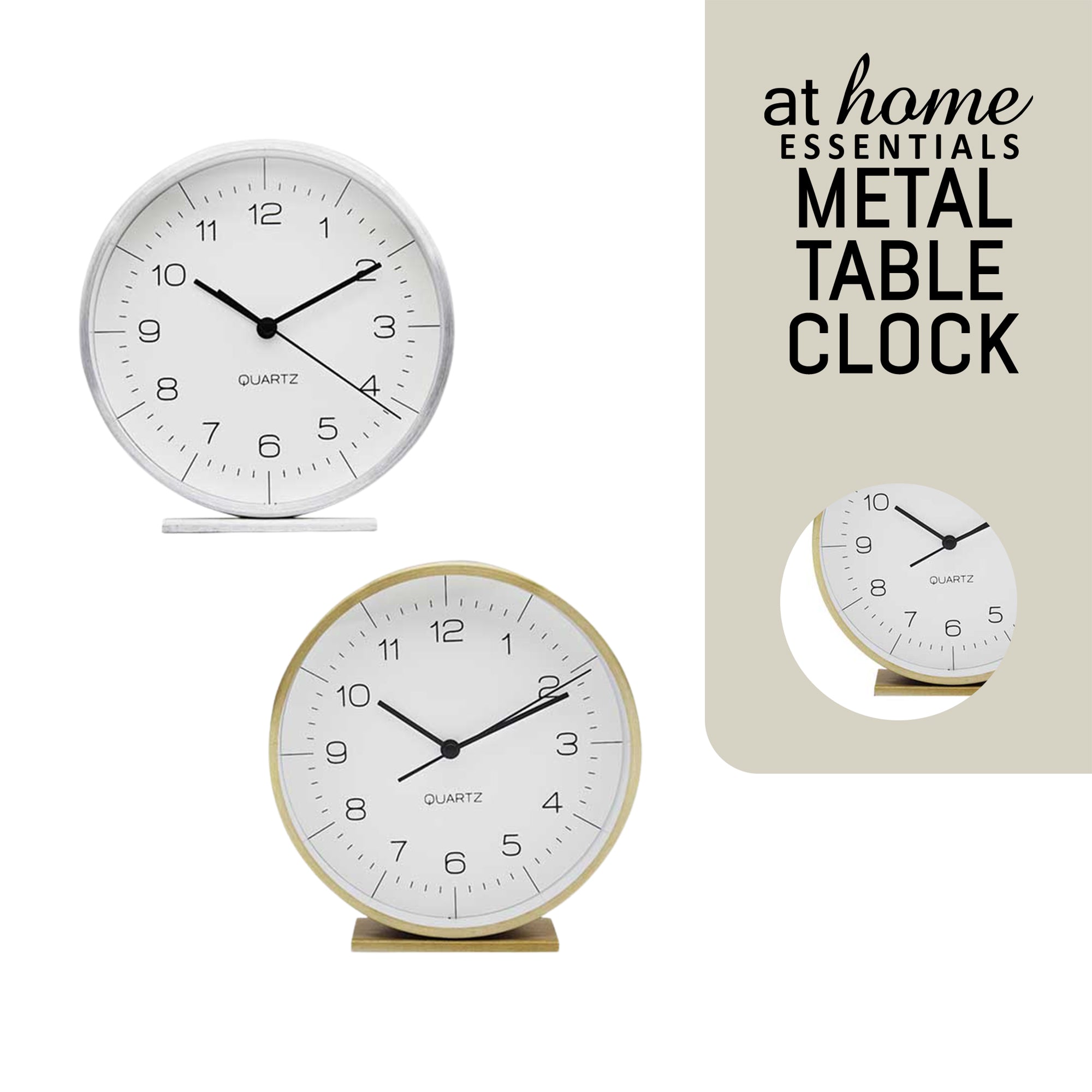 Exo Aluminum Table Clock — Essential