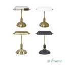 Godiva & Harper Metal Desk Lamp Timeless Antique Brass Finish — Deluxe Pieces