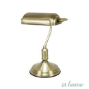 Godiva & Harper Metal Desk Lamp Timeless Antique Brass Finish — Deluxe Pieces