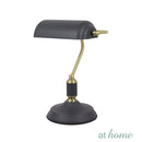 Godiva & Harper Metal Desk Lamp Timeless Antique Brass Finish — Deluxe Pieces