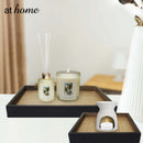 Bali Wood Tray Candle Holder