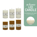 William 3D LED Pillar Candle