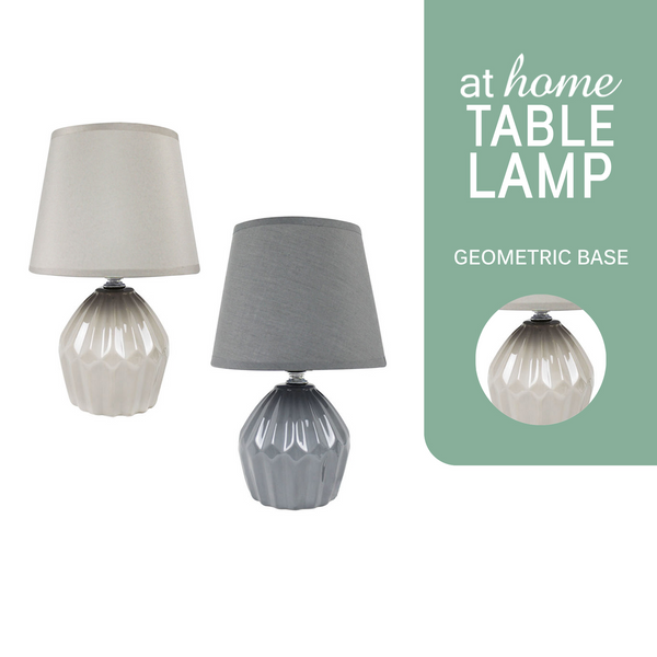 Zuri Ceramic Table Lamp w/ Linen Shade