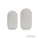 Reeze Decorative Vase Ceramic Matte Embossed Finish