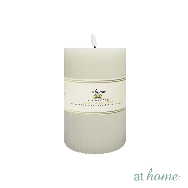 William 3D LED Pillar Candle