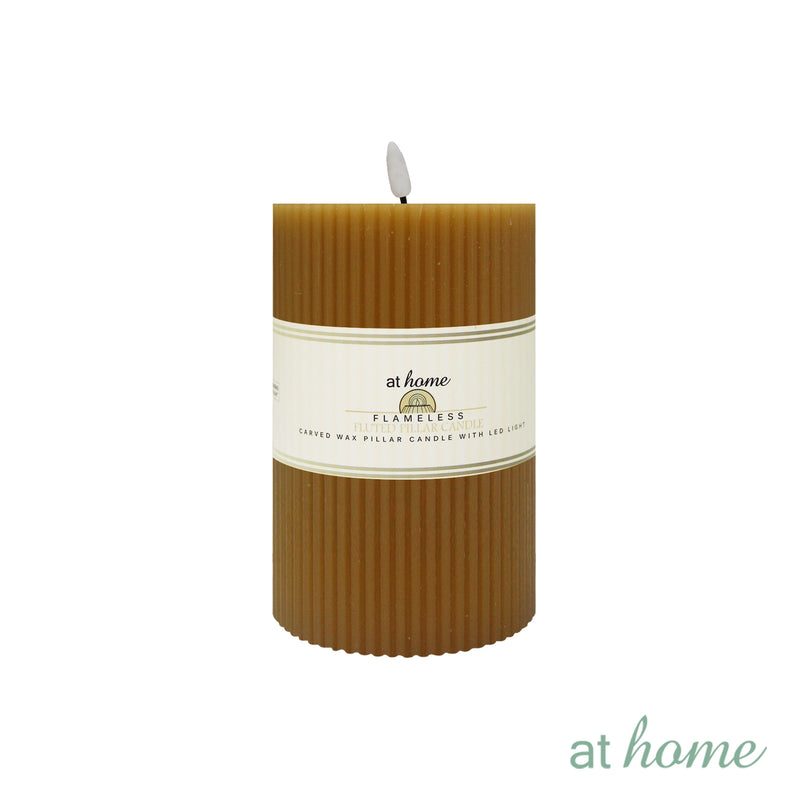 William 3D LED Pillar Candle