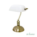 Godiva & Harper Metal Desk Lamp Timeless Antique Brass Finish — Deluxe Pieces
