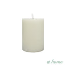 William 3D LED Pillar Candle