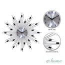 Jazz/Jill/James/Jimmy/Jom/Jerome Decorative Metal Wall Clock Analog Step Mechanism — Deluxe Pieces