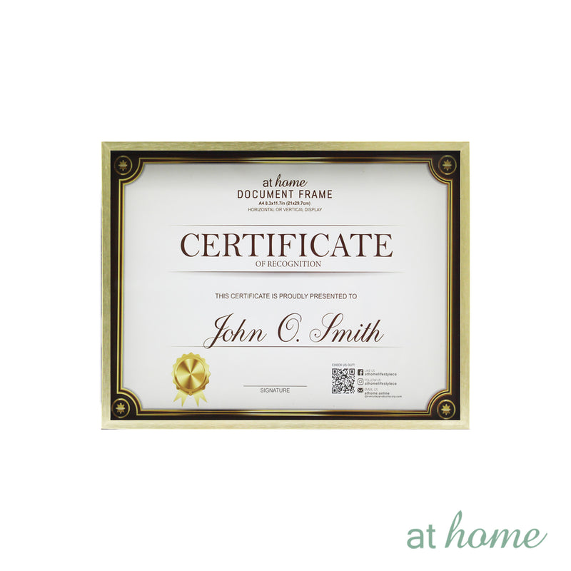 Certificate Frame – A4 or 8.5x11”