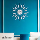 Jazz/Jill/James/Jimmy/Jom/Jerome Decorative Metal Wall Clock Analog Step Mechanism — Deluxe Pieces