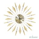 Jazz/Jill/James/Jimmy/Jom/Jerome Decorative Metal Wall Clock Analog Step Mechanism — Deluxe Pieces