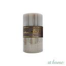 Natural Metallic Unscented Pillar Candle — Essential