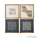 Jara & Jarres Framed Wall Art 3D Solid Wood Rhythm Decoration Ready To Hang — Deluxe Pieces