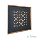 Jara & Jarres Framed Wall Art 3D Solid Wood Rhythm Decoration Ready To Hang — Deluxe Pieces