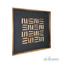 Jara & Jarres Framed Wall Art 3D Solid Wood Rhythm Decoration Ready To Hang — Deluxe Pieces
