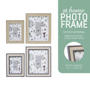 Zia Photo Frame Premium Natural Wood Grain Finish Photo Display — 5x7 or 8x10
