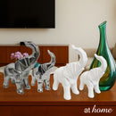 Taylor Giraffe & Elephant Ceramic Tabletop Decor — Deluxe Pieces