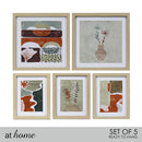 Set of 5 Aegean Earth Tone Wall Frame