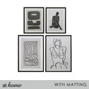 Monochromatic Abstract Wall Frame