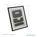 Monochromatic Abstract Wall Frame