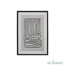 Monochromatic Abstract Wall Frame
