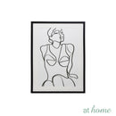 Monochromatic Abstract Wall Frame