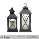 Lantern Cross Design with Flameless LED Candle