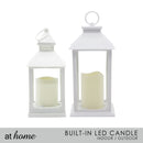 Lantern Cross Design with Flameless LED Candle