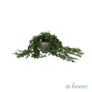AT HOME Decorative 1pc Artificial plant potted Hilaria/Hasna, home shelf hanging strip bonsai cabinet pendant wall