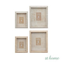 Renda & Riva Picture Frame Stone Finish Design Photo Display – 5x7 or 8x10