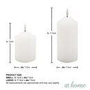 Randel & Rendat LED Candle Flameless Light Classic Plain Wax Finish Design — Essential