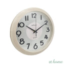 Emily & Esme Wall Clock 10" 11" Analog Sweep Mechanism