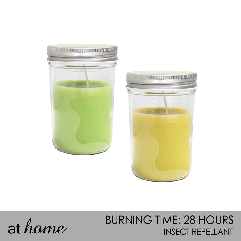 Citronella Jar Candle with Lid