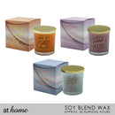 Wishes Scented Soy Blended Wax Jar Candle 40Hr Burning Time