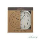 Gabby & Gigi or Gidi Wall Clocks 10-12in Analog Sweep Mechanism Minimalist Design