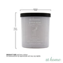 Whimsical Scented Jar Candle with Crystals