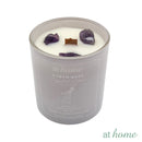 Whimsical Scented Jar Candle with Crystals