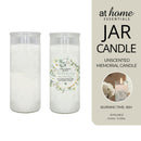 Memorial Jar Candle Unscented — Essential