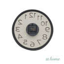 Gwen & Gilly Wall Clock 11-12in Analog Sweep Mechanism Easy Read Numbers