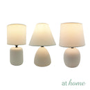 Zayvion Table Lamp Textured Ceramic Minimalist Design