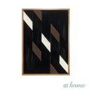 Jace & Jacey Framed Wall Art Thread Grid Weave Ready to Hang — Deluxe Pieces