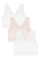 3-in-1 Pack Baby Bra Girls Underwear