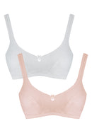 2-in-1 Pack Baby Bra with Soft Pads Girls Underwear