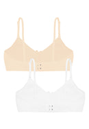 Classic Cuties 2-in-1 Pack with Ribbon Training Bra Girls Underwear