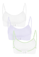 3-in-1 Pack Training Bra With Adjustable Straps Girls Kids Underwear